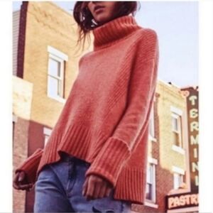 Anthropologie Moth Slouchy Turtleneck Sweater